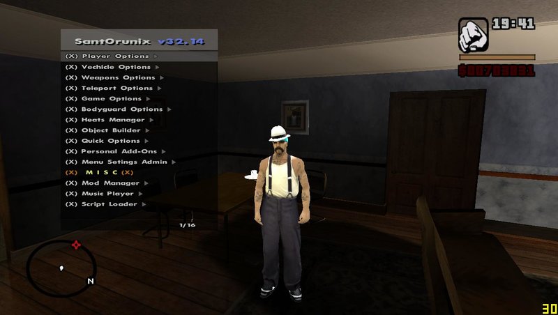 Crazy Trainer 350 v2.41 SA:MP para GTA San Andreas