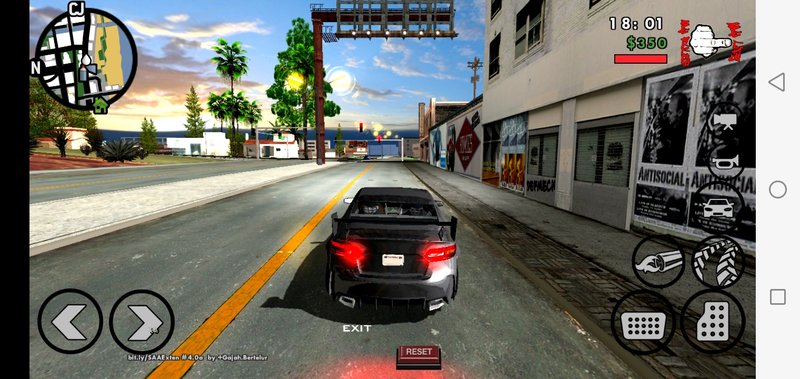 GTA San Andreas SA_Reborn Graphics Mod for Mobile Mod - GTAinside.com