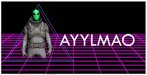 GTA Online skin #??: Ayylmao in a Spacesuit