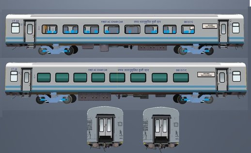 LBH First AC chair car