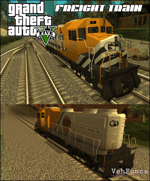 GTA V Freight Train