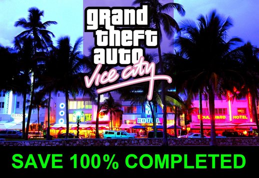 The Best 100% Savegame Ever of GTA Vice City