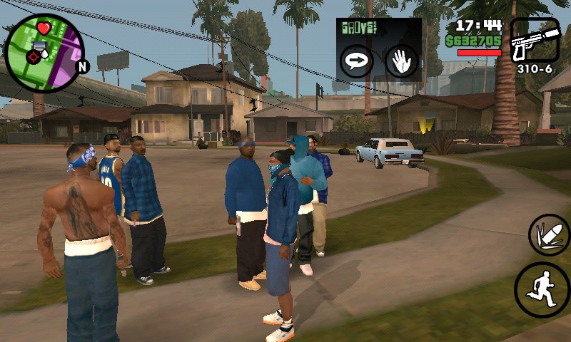 GTA San Andreas Crips And Bloods Android Mod Pack Mod - GTAinside.com