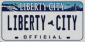 License Plate Liberty City 1986, 2001, 2010