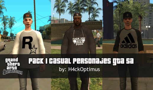 Pack 1 Skins Personajes GTA SA