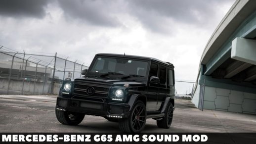 Mercedes-Benz G65 AMG Sound Mod