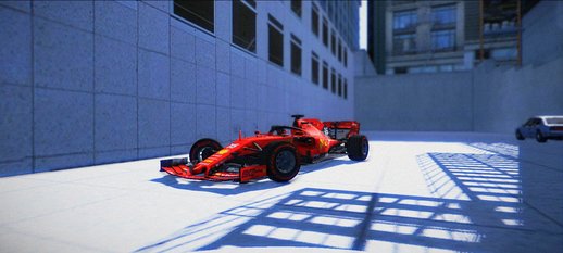 2019 F1 Ferrari SF90 #16 (Low Poly)