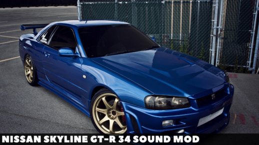 Nissan Skyline GT-R R34 Sound Mod