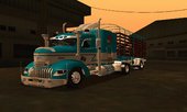 CHEVROLET C.O.E. MODIFICADO Y SEMITRAILER DE ESTACAS