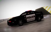 Ford Mustang Boss 302 2013 Police + Skin Police Girl