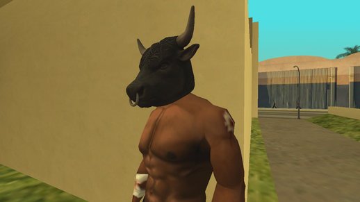 GTA V Bull Mask For CJ