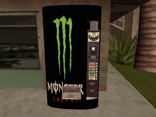 Monster Energy: Maquina Expendedora