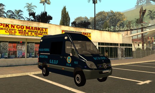 Mercedes Benz Sprinter Policia Federal Argentina v1