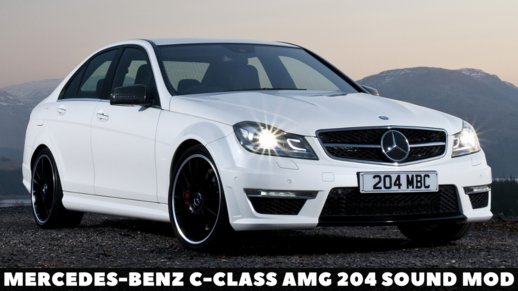 Mercedes-Benz C-Class AMG 204 Sound mod