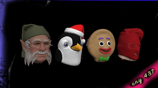 GTA V Old Gen Xmas Masks For CJ Part 2