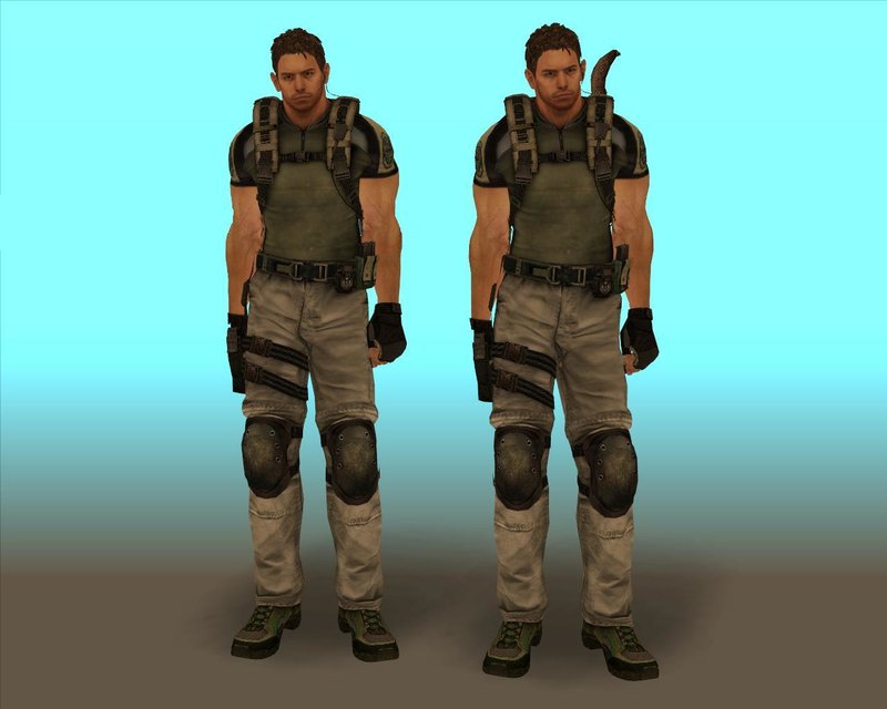 Play as Resident Evil 5 Chris Redfield Mod - Resident