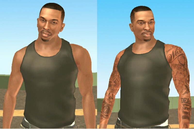 Gta San Andreas Hd Universe Carl Johnson Skin Pack Mod Gtainside Com