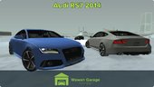 Audi RS7 2014 low poly