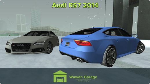 Audi RS7 2014 low poly