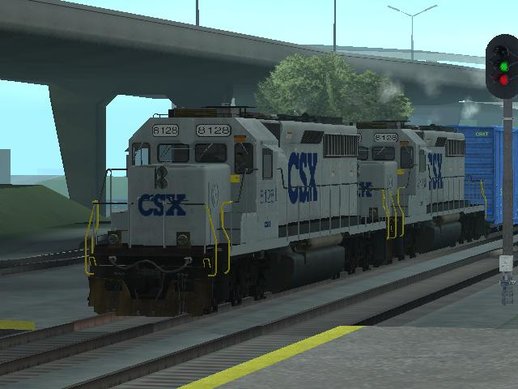 EMD SD40-2 CSX Gray