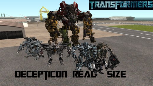 Transformers Decepticons Real Size Pack