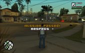 GTA SA IV Menu & Mission Passed Sounds