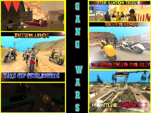 San Andreas Gang Wars (DYOM Pack V4)