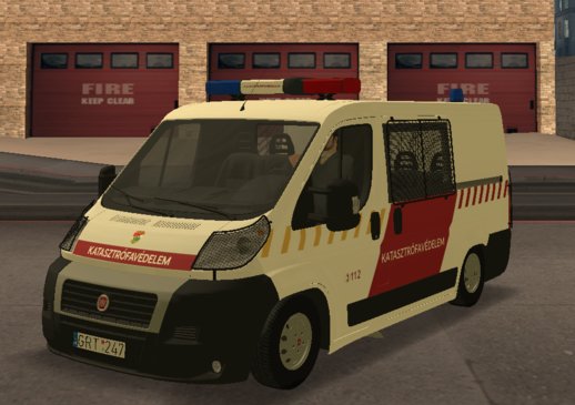 Fiat Ducato Katasztrófavédelem