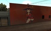 Mural Megumin Konosuba