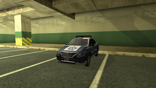 Nissan Versa 2019 Lowpoly De La Policia Federal Mexicana (Version Corregida)