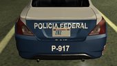 Nissan Versa 2019 Lowpoly De La Policia Federal Mexicana (Version Corregida)