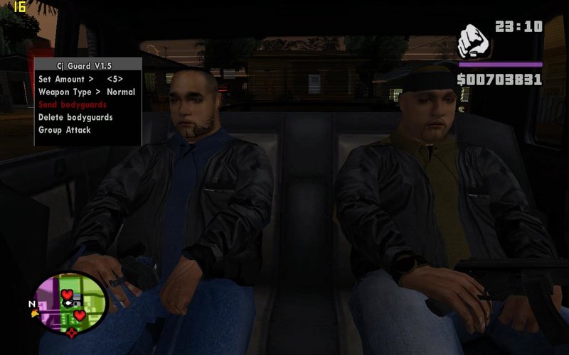 GTA San Andreas Bodyguard v1 for Android Mod 