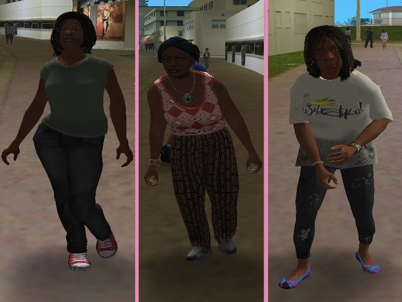 Gta Vice City New Peds Vc Pack 1 Woman Mod