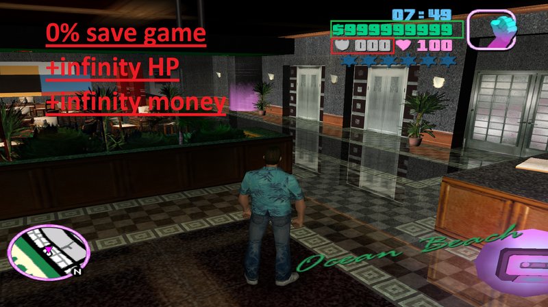 GTA Vice City 100% Savegame for Android Mod 