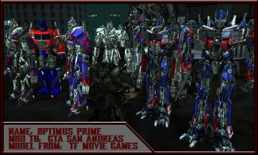 Optimus Prime Skin pack (V2.0)