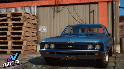 1967 Chevrolet Chevelle SS [Add-On | LODs | Template]