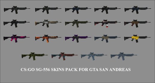 CS:GO SG556 Skins Pack