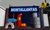 Gasolinera Con Montallantas