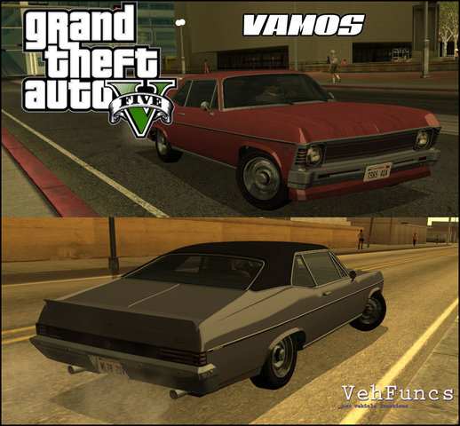 GTA V vehicles converted to San Andreas v1.4 & VehFuncs 1.3 [2023 Update!]  - Vehicles - GTAForums