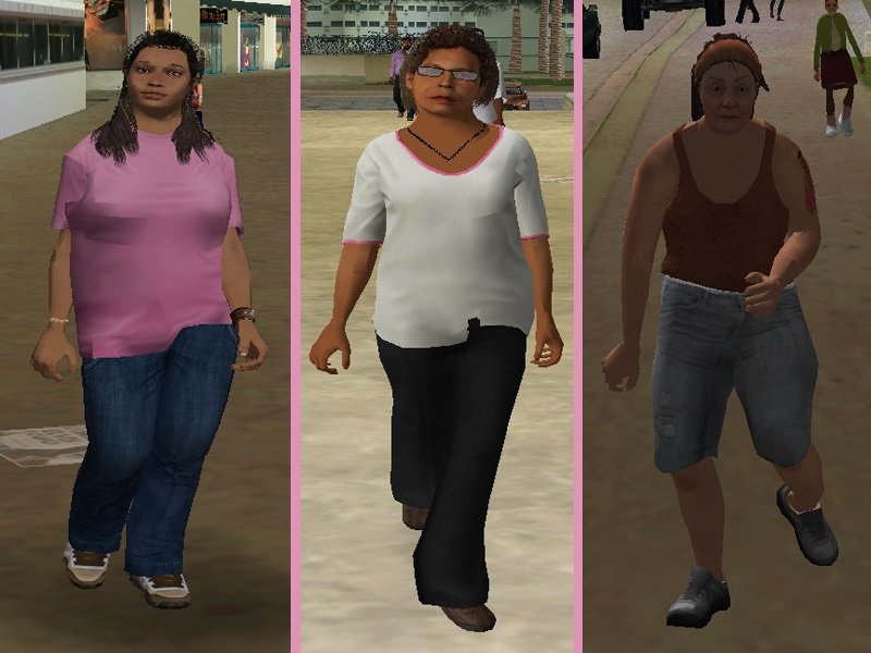 Gta Vice City New Peds Pack 2 Woman Mod