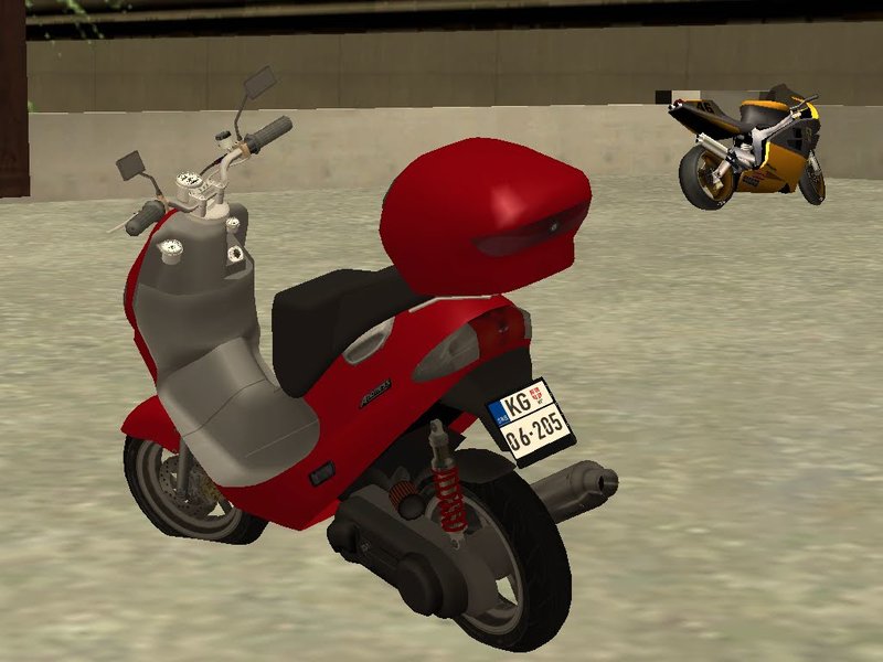 Mini Moto Suzuki para GTA San Andreas