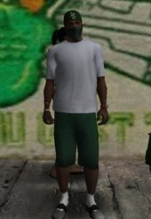 GTA V Lamar Davis Outfit for CJ