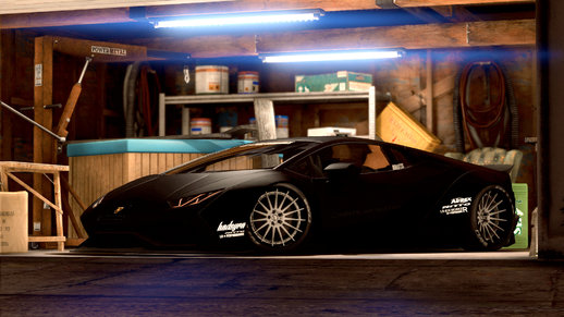 Widebody Lamborghini Huracan 1080p Wallpaper