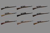 Kar98K Rifles and Sniper Rifles Pack