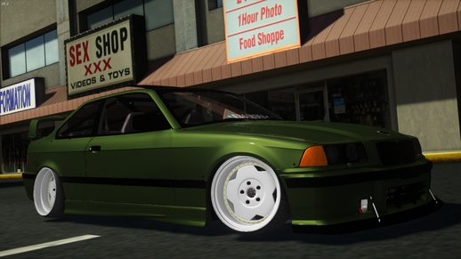 1998 BMW E36 - Green Army by Hazzard Garage