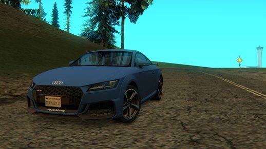 Audi TTS Quatro 2019 low poly