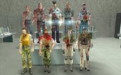 Zombies from RE 1, 2 and 3