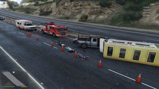 Accident On Highway ( YMAP )