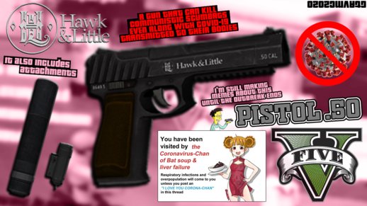 GTA V Hawk & Little Pistol .50 [GTAinside.com Release]