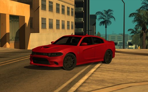 Dodge Charger SRT Hellcat 2019 low poly